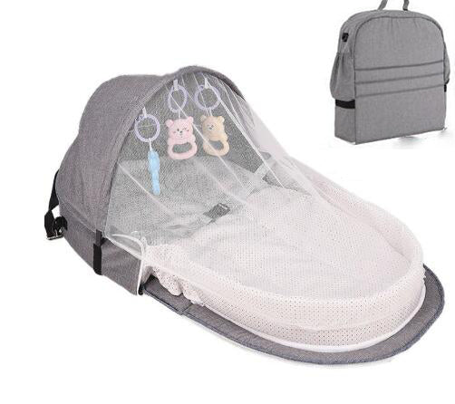 Travel Bed Foldable Sun & Mosquito Protection